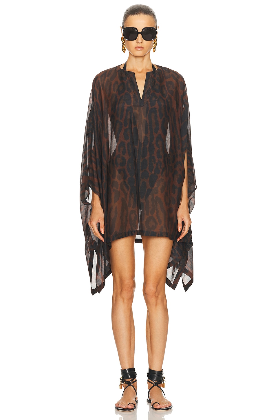 Платье Printed Ocelot Short Kaftan Tom Ford, Brown & Black
Платье Printed Ocelot Short Kaftan Tom Ford, Brown & Black