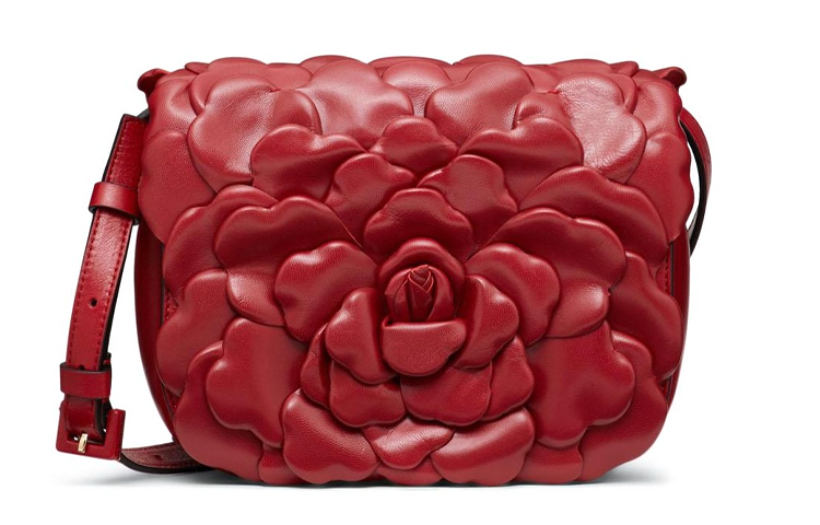 Valentino Ателье Кожаная из овчины Сумка-портфель Через плечо Женская Красная