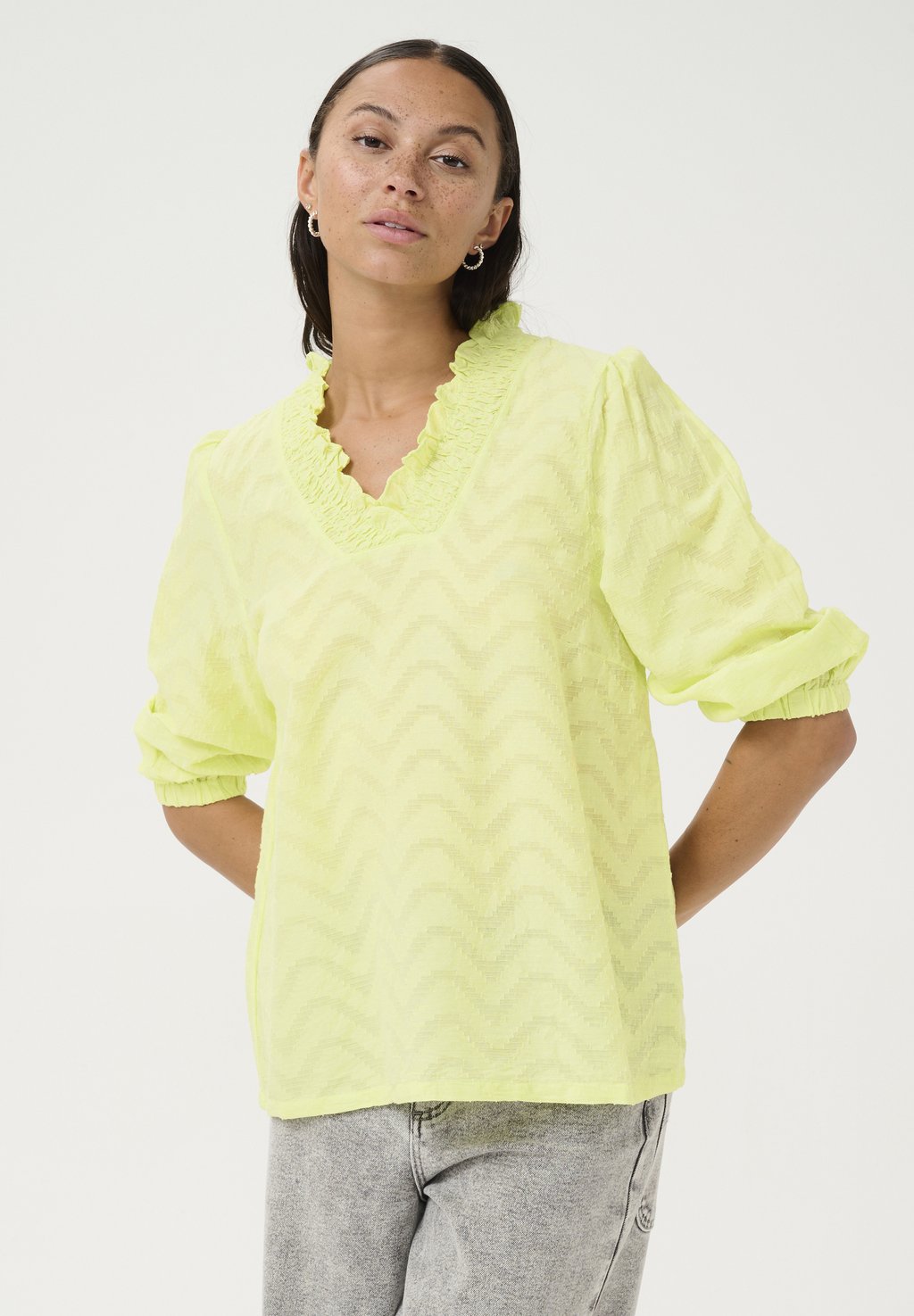 Блуза VICTORIA Kaffe, зеленый 
Блуза VICTORIA Kaffe, зеленый