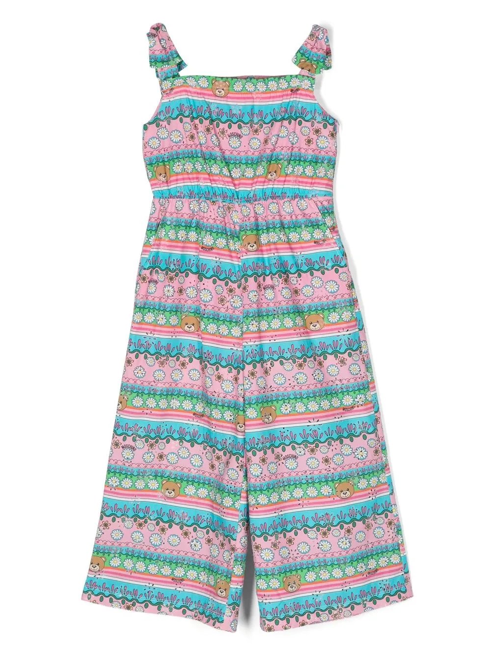 Комбинезон без рукавов с графичным принтом Moschino Kids, розовый
Комбинезон без рукавов с графичным принтом Moschino Kids, розовый