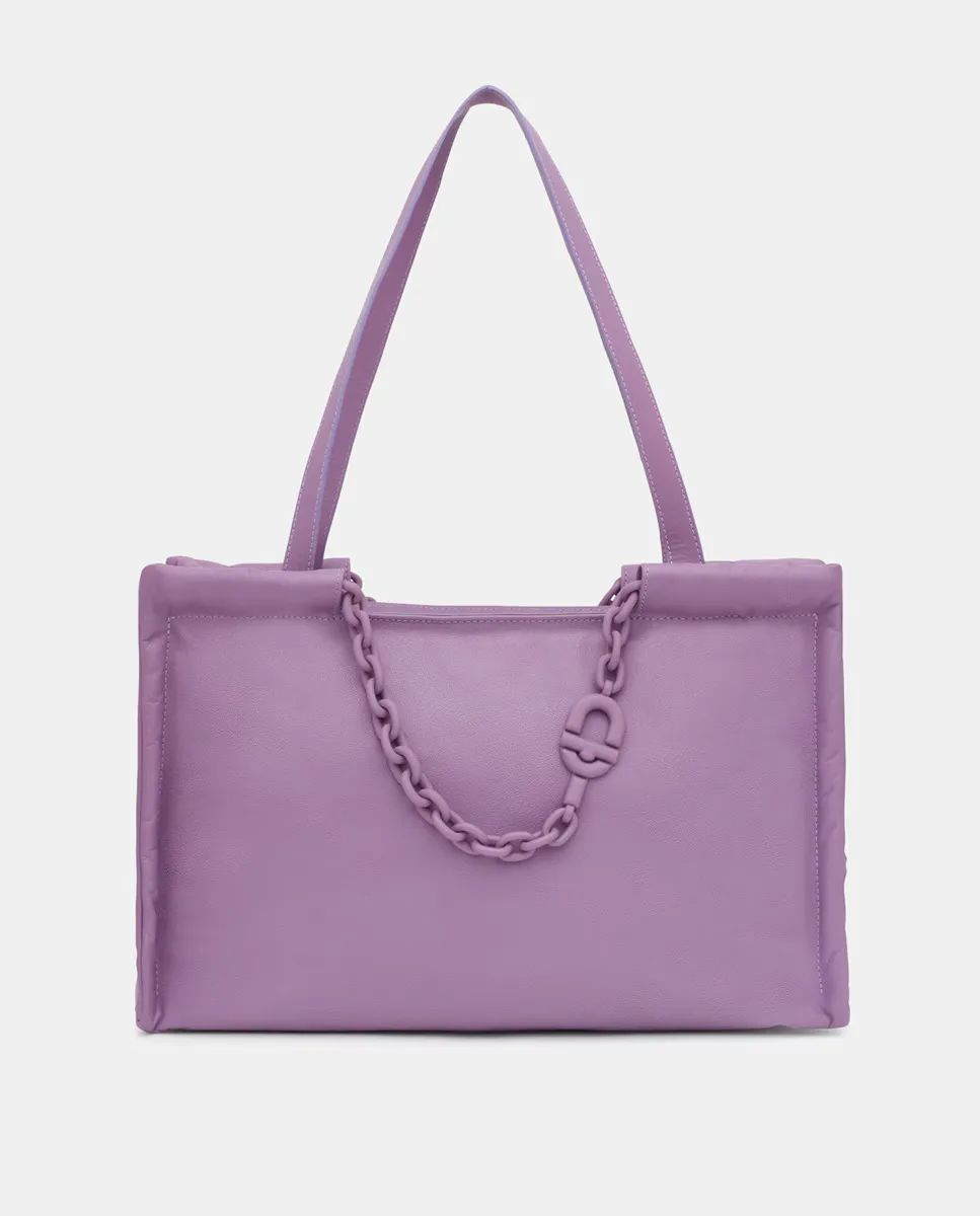 Сумка-шоппер Manifesto XL из зеленой кожи с несколькими ручками Tous, лиловый
Сумка-шоппер Manifesto XL из зеленой кожи с несколькими ручками Tous, лиловый