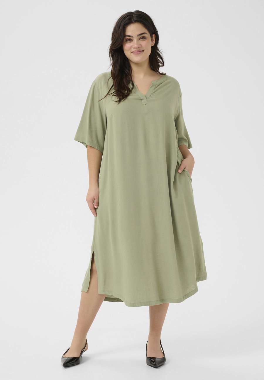 Платье Kaffe Curve KCMILLE, Oil Green/Green
Платье Kaffe Curve KCMILLE, Oil Green/Green