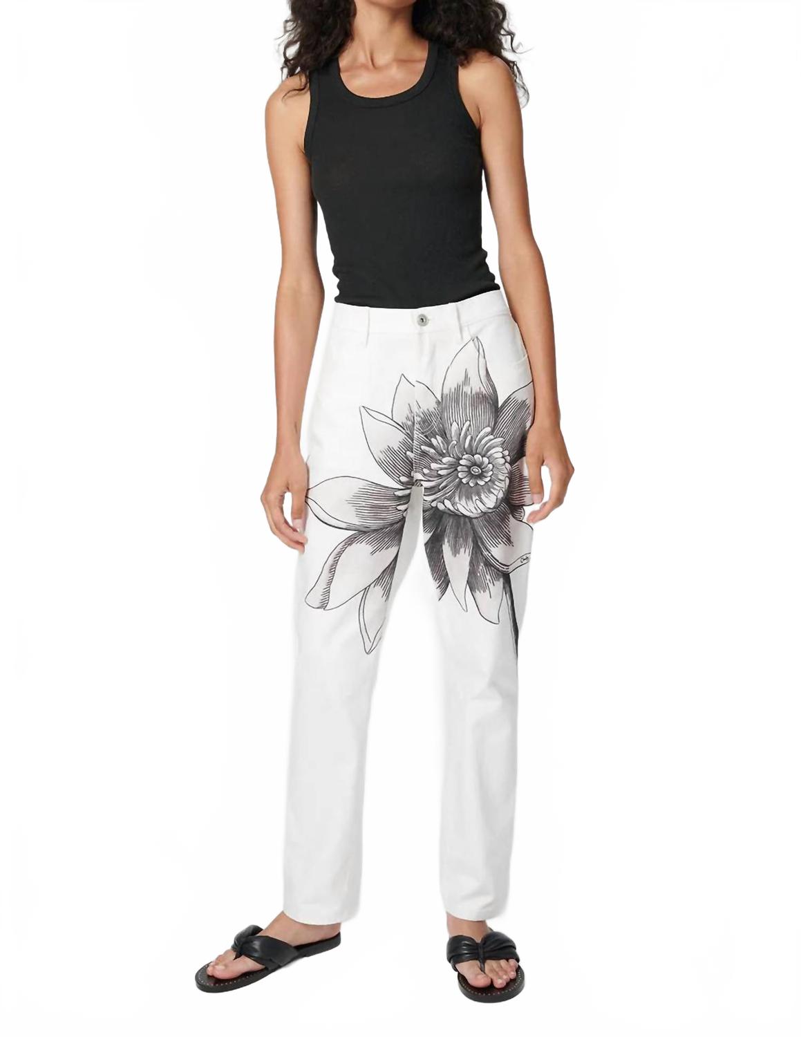 Индиго джинсы в белом цвете CHUFY 
Индиго джинсы в белом цвете CHUFY