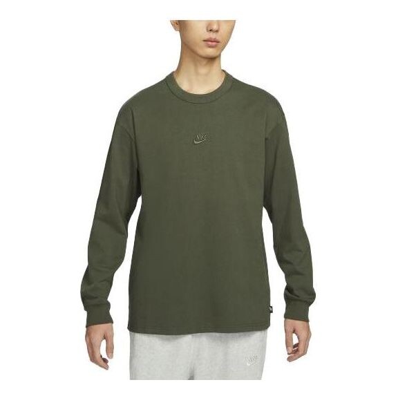 Футболка Nike Sportswear Premium Essentials Long-Sleeve T-Shirt 'Green', зеленый 
Футболка Nike Sportswear Premium Essentials Long-Sleeve T-Shirt 'Green', зеленый
