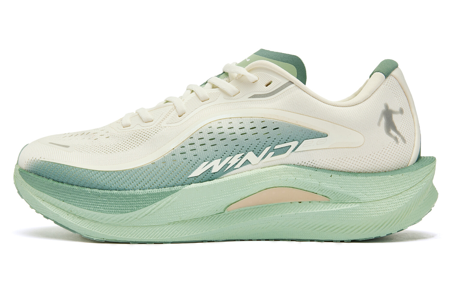 Кроссовки для бега Strong Winds 2.0 женские с низким верхом цвета слоновой кости и нефрита зеленого цвета Qiaodan
Кроссовки для бега Strong Winds 2.0 женские с низким верхом цвета слоновой кости и нефрита зеленого цвета Qiaodan