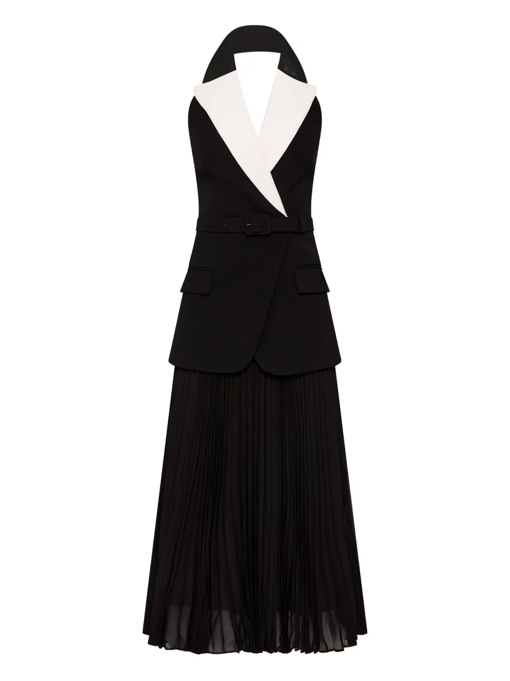 Платье миди Emma с вырезом халтер и складками Rebecca Vallance, черный 
Платье миди Emma с вырезом халтер и складками Rebecca Vallance, черный