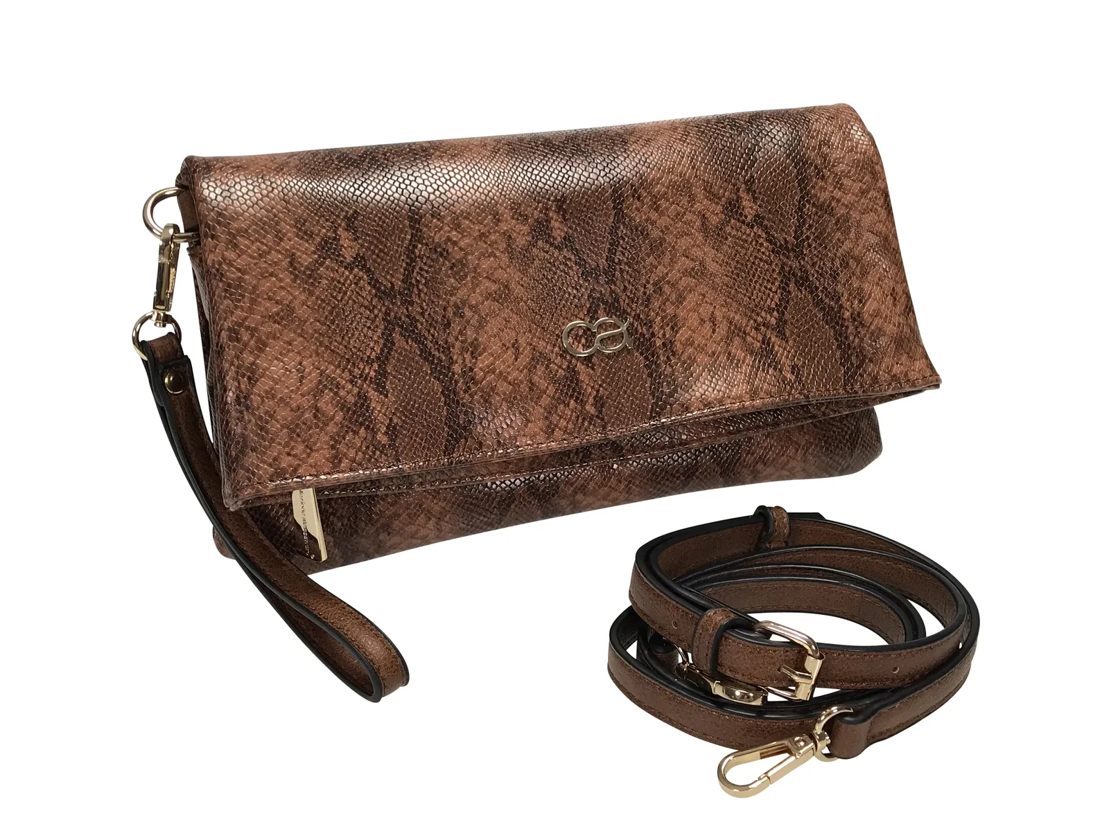 Клатч COLLEZIONE ALESSANDRO "Bea" можно носить как клатч, сумку через плечо и сумку на плечо, коричневый
Клатч COLLEZIONE ALESSANDRO "Bea" можно носить как клатч, сумку через плечо и сумку на плечо, коричневый