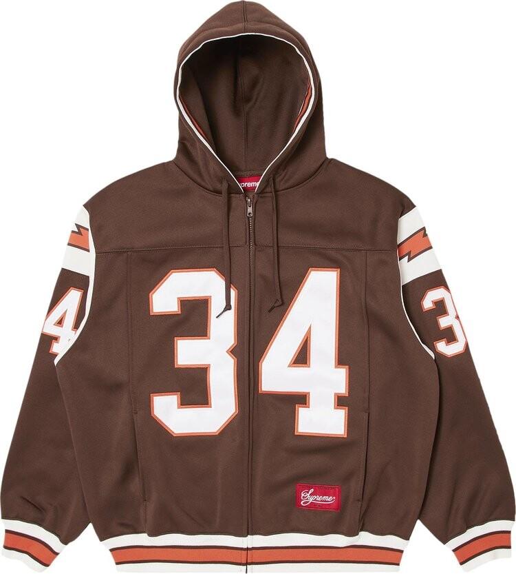 Толстовка Supreme Football Zip Up Hooded 'Brown', коричневый
Толстовка Supreme Football Zip Up Hooded 'Brown', коричневый
