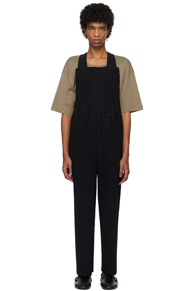 Складчатые низы 1 комбинезон Homme Plissé Issey Miyake, черный 
Складчатые низы 1 комбинезон Homme Plissé Issey Miyake, черный