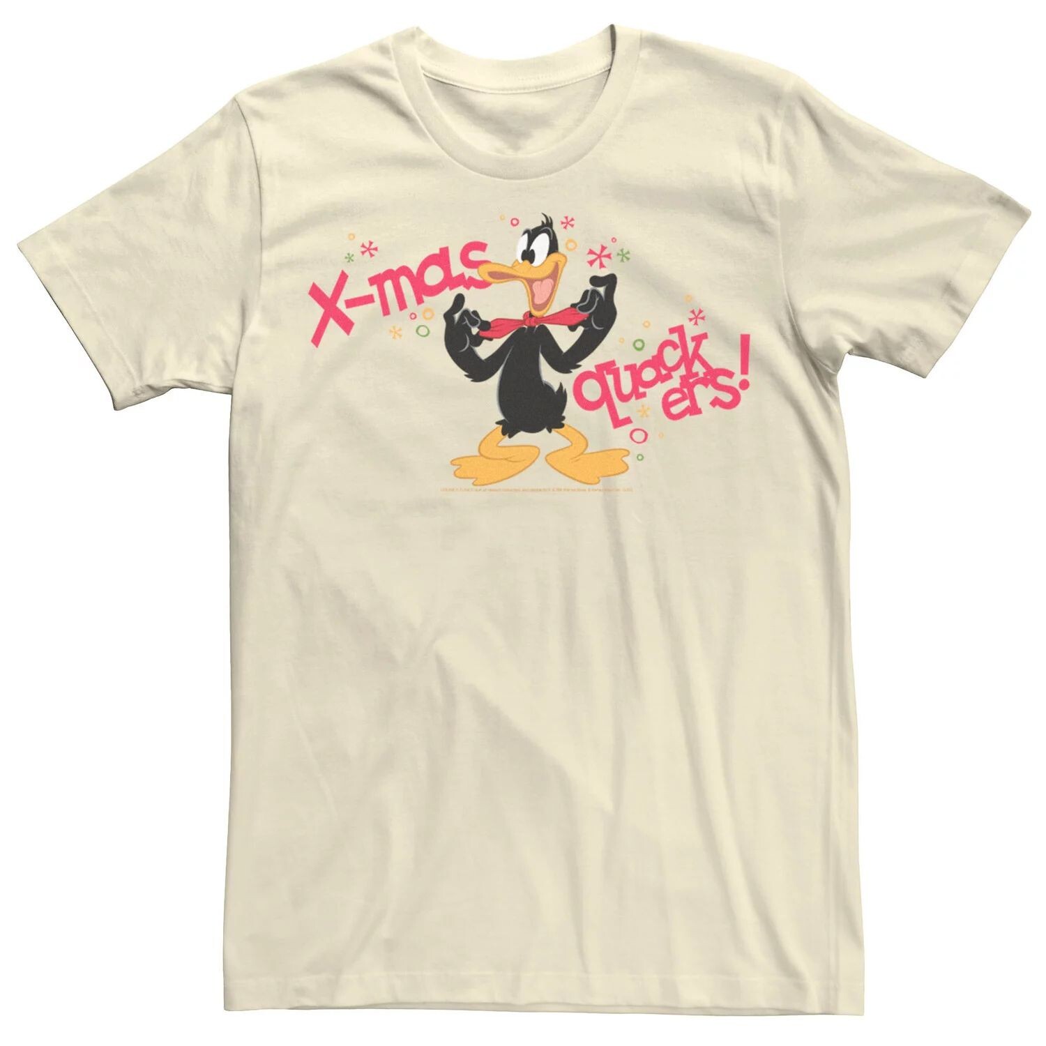 Мужская футболка Looney Tunes Christmas Daffy Duck X-Mas Quackers Licensed Character
Мужская футболка Looney Tunes Christmas Daffy Duck X-Mas Quackers Licensed Character