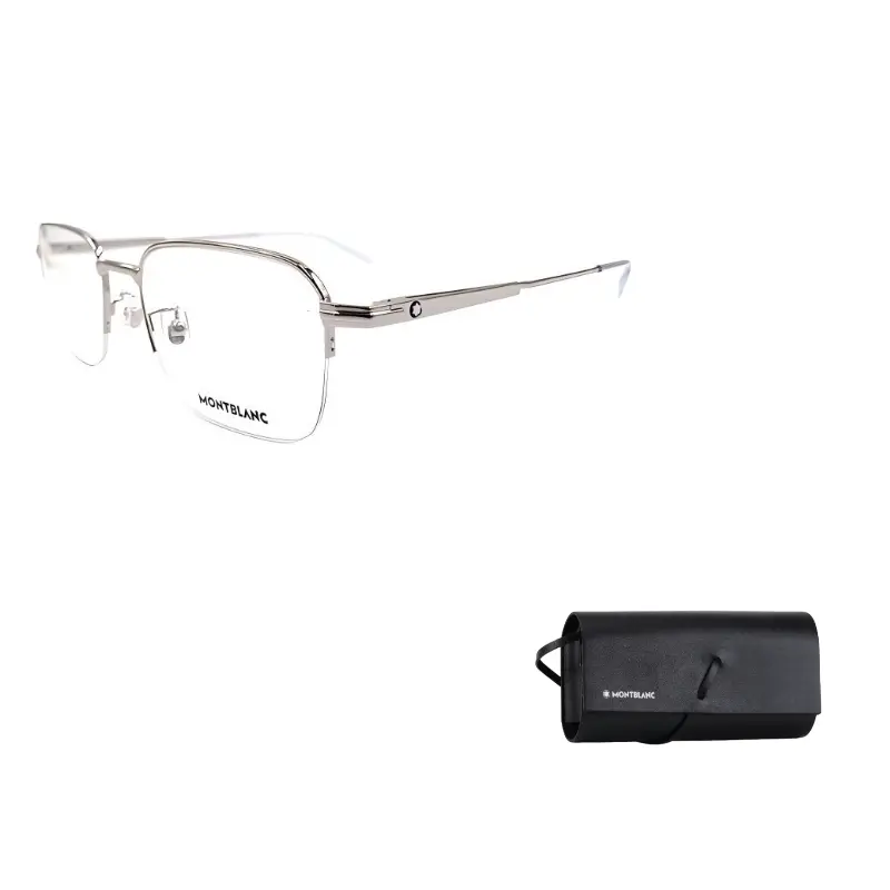 MONTBLANC Мужская оправа для очков квадратная металлическая, Silver
MONTBLANC Мужская оправа для очков квадратная металлическая, Silver