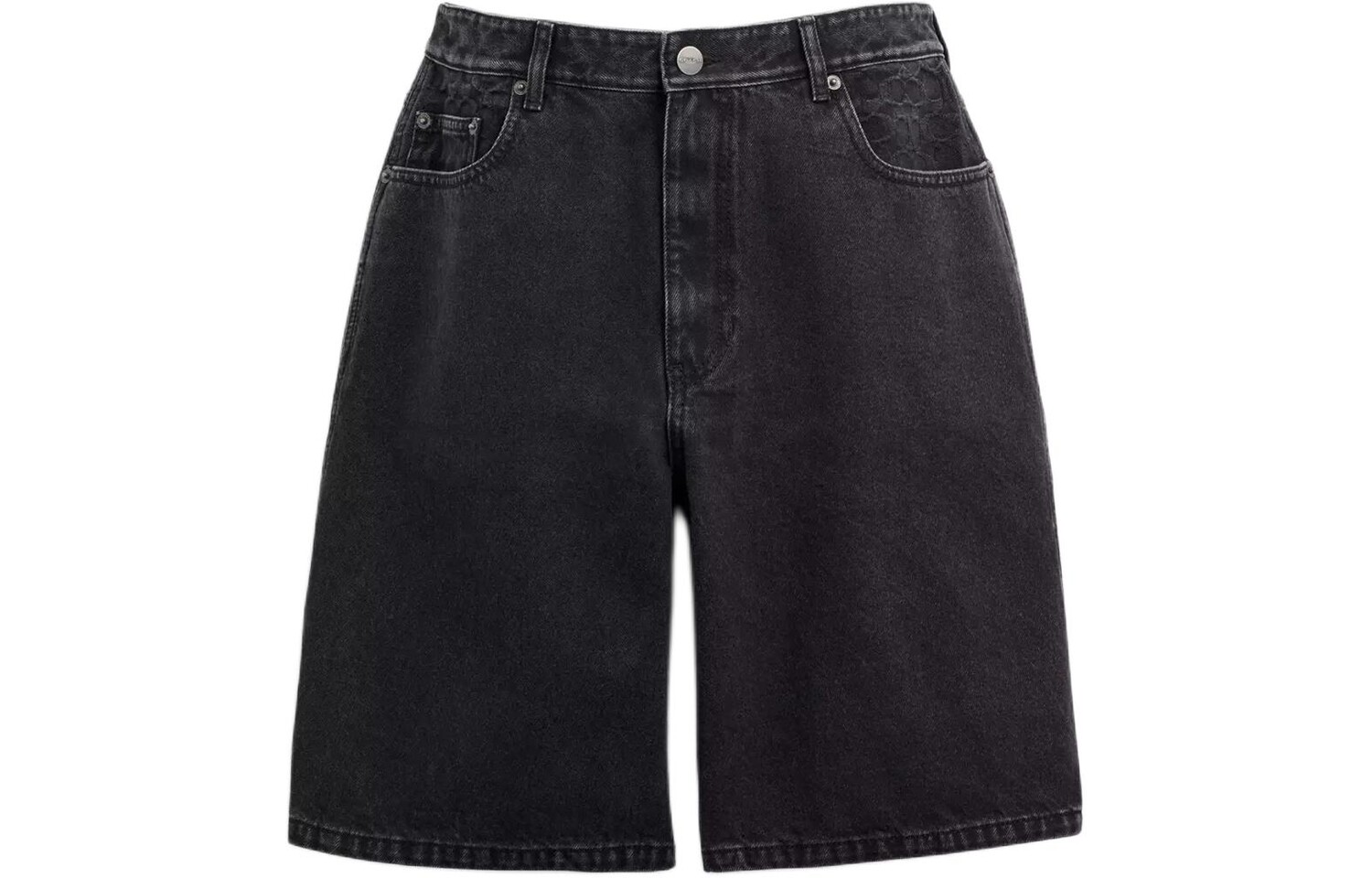 Джинсовые шорты мужские черные Coach, черный 
Джинсовые шорты мужские черные Coach, черный