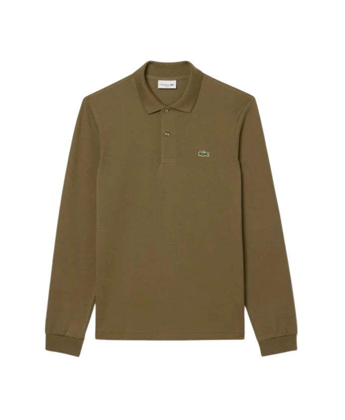 Зеленая рубашка-поло, классический крой. Lacoste, зеленый
Зеленая рубашка-поло, классический крой. Lacoste, зеленый