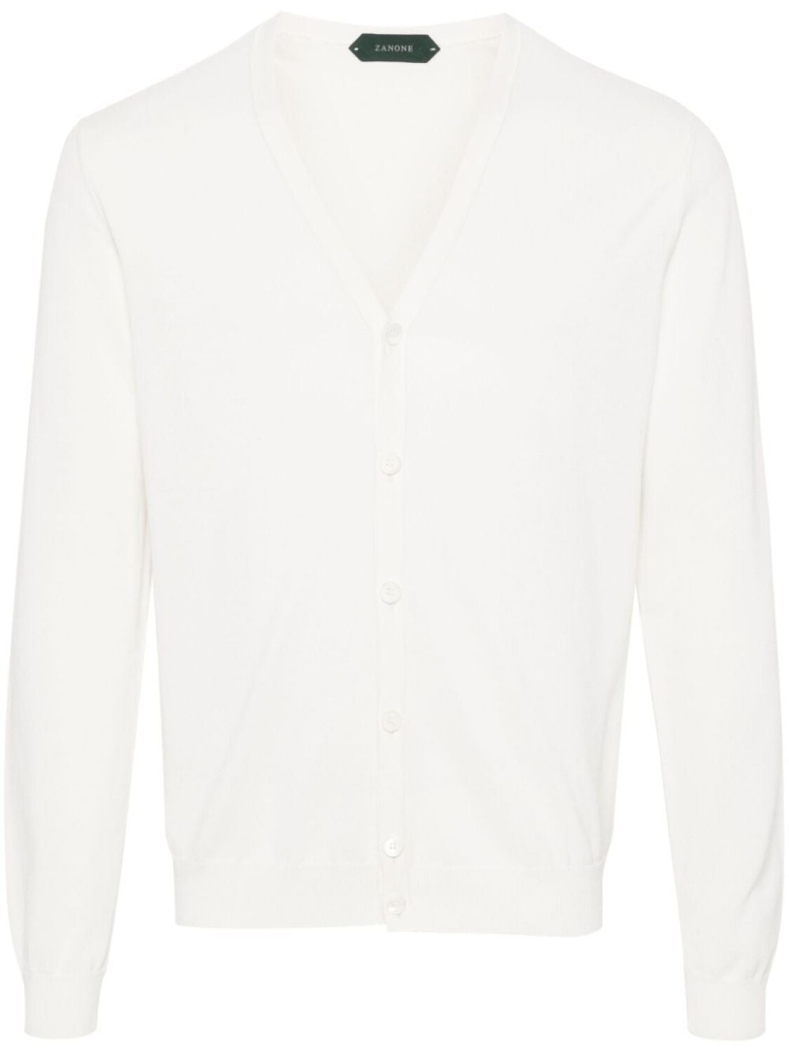 Хлопковый кардиган на пуговицах Zanone, белый
Хлопковый кардиган на пуговицах Zanone, белый