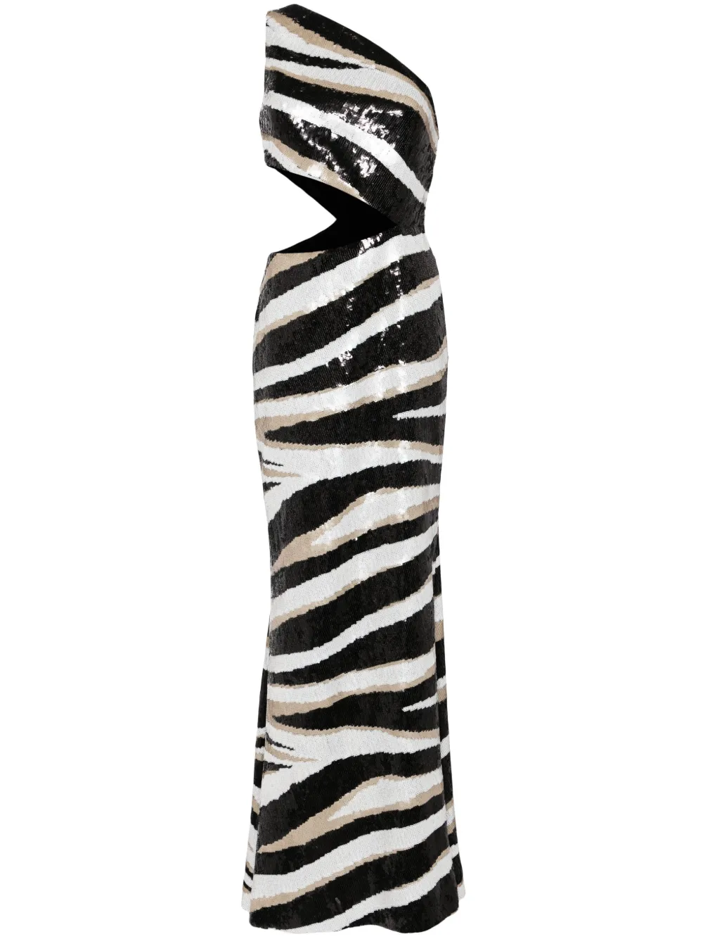 Платье асимметричного кроя с пайетками Elie Saab, черный
Платье асимметричного кроя с пайетками Elie Saab, черный