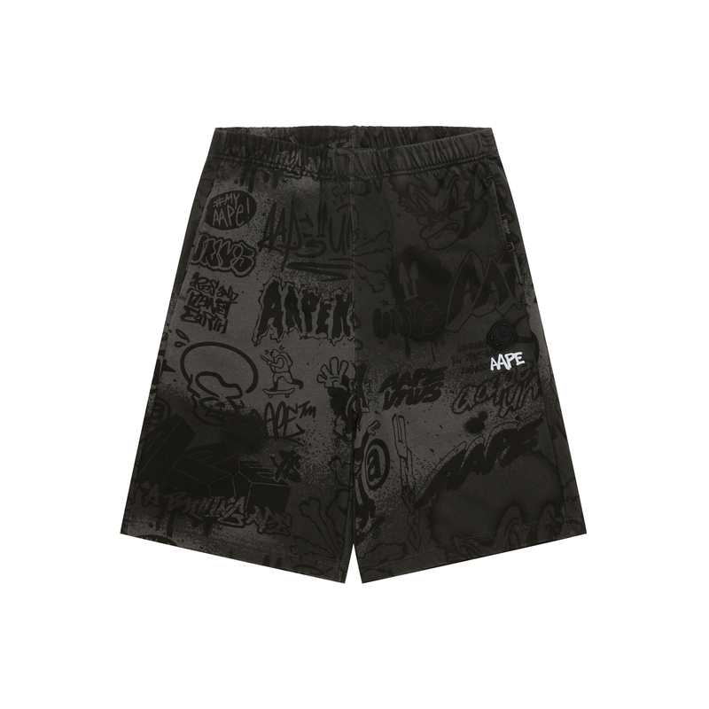 Шорты с принтом от A Bathing APE Aape, черный
Шорты с принтом от A Bathing APE Aape, черный