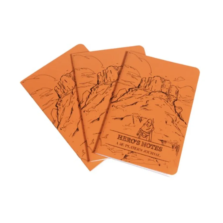 Набор из 3 журналов героя — оранжевый, Dungeon Notes & Sticky Notes
Набор из 3 журналов героя — оранжевый, Dungeon Notes & Sticky Notes