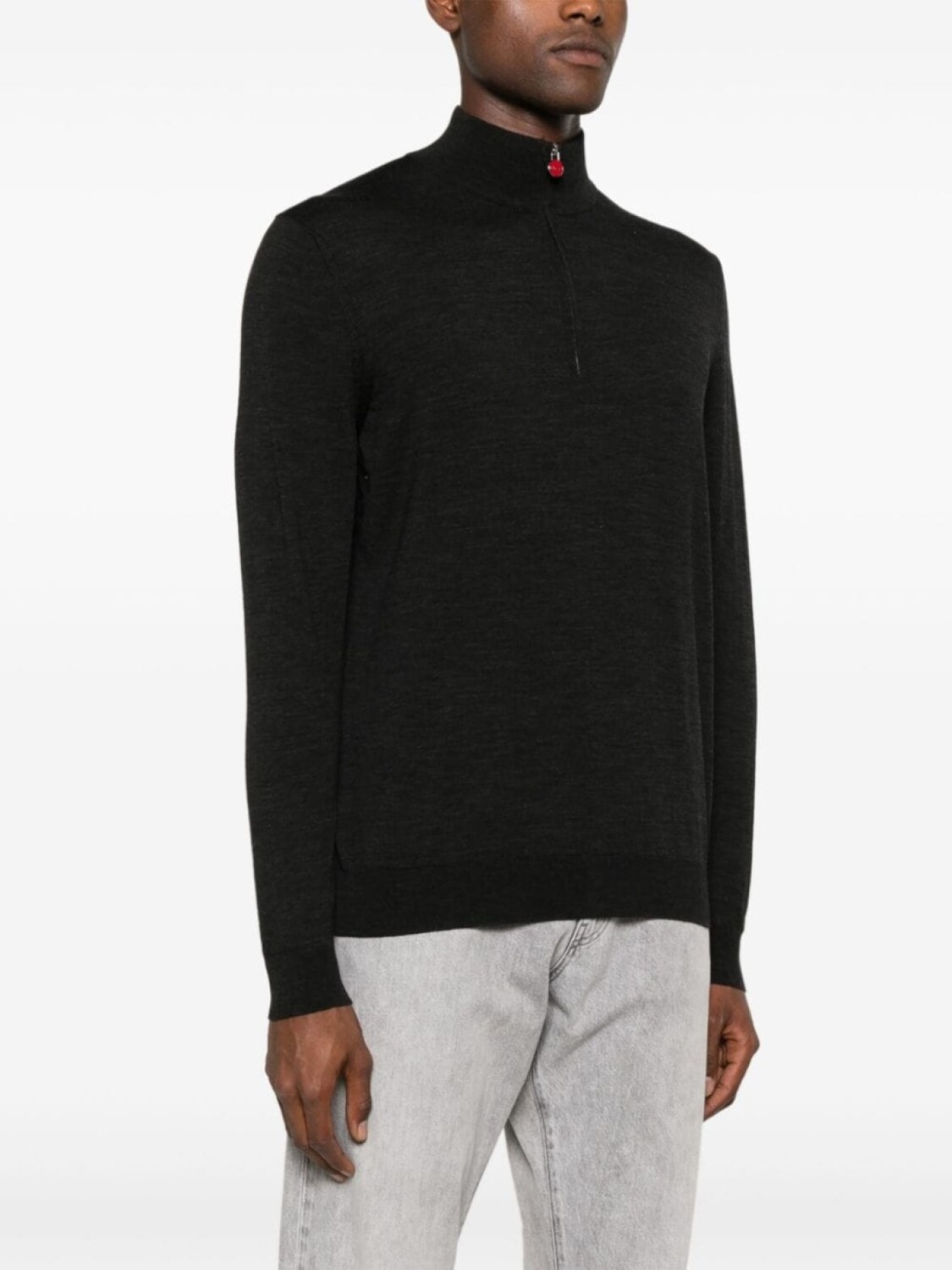 Kiton джемпер тонкой вязки, черный
Kiton джемпер тонкой вязки, черный