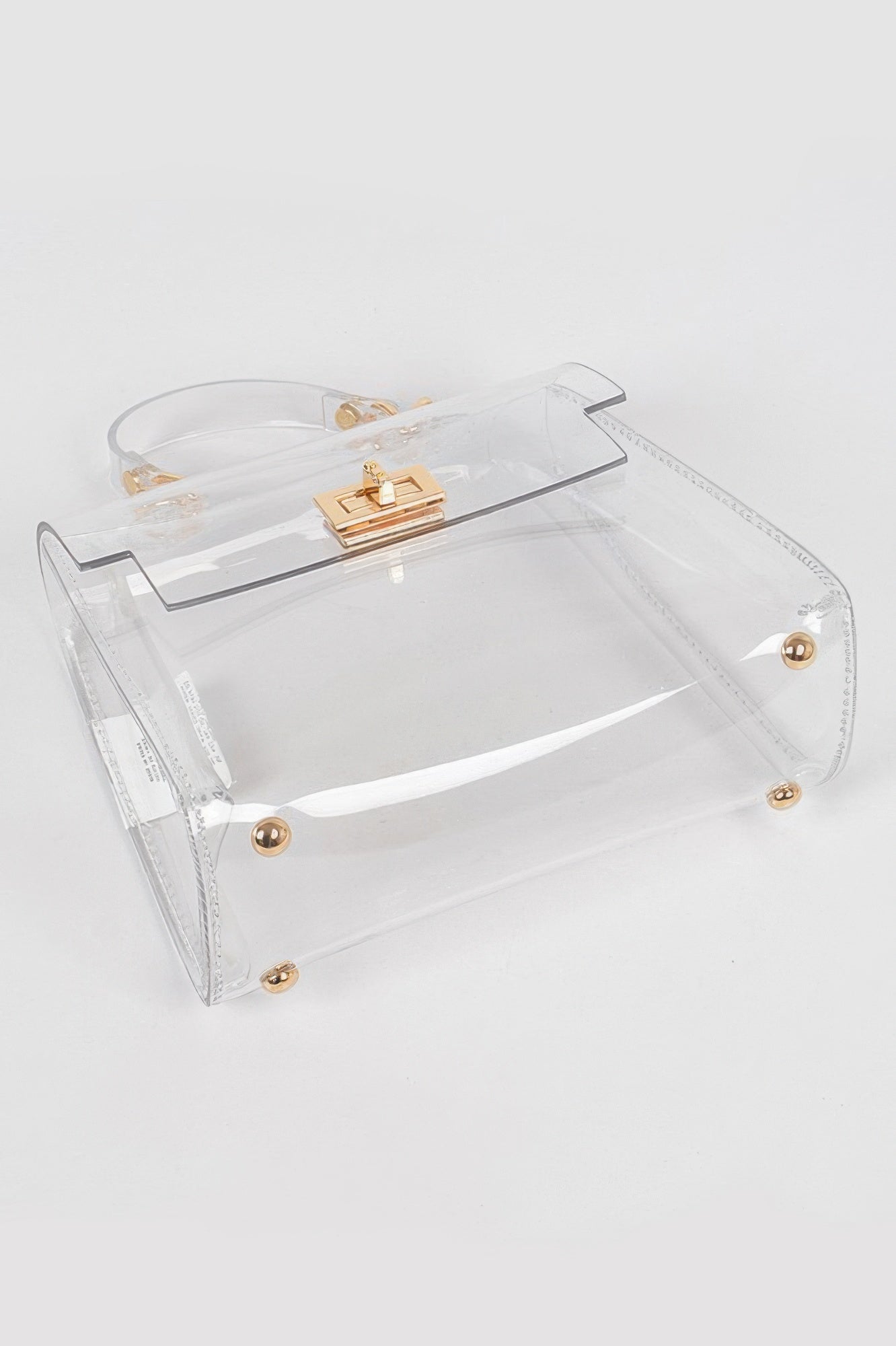 Прозрачный клатч с одной ручкой FASHNZFAB, золотой
Прозрачный клатч с одной ручкой FASHNZFAB, золотой