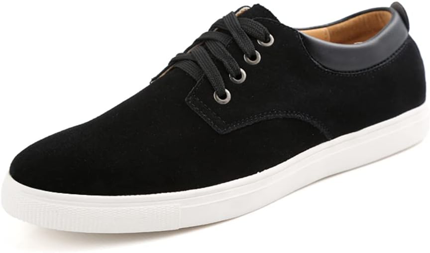 Мужские оксфорды LLTMALL из замшевой кожи на шнуровке, модные плоские кроссовки, черный
Мужские оксфорды LLTMALL из замшевой кожи на шнуровке, модные плоские кроссовки, черный