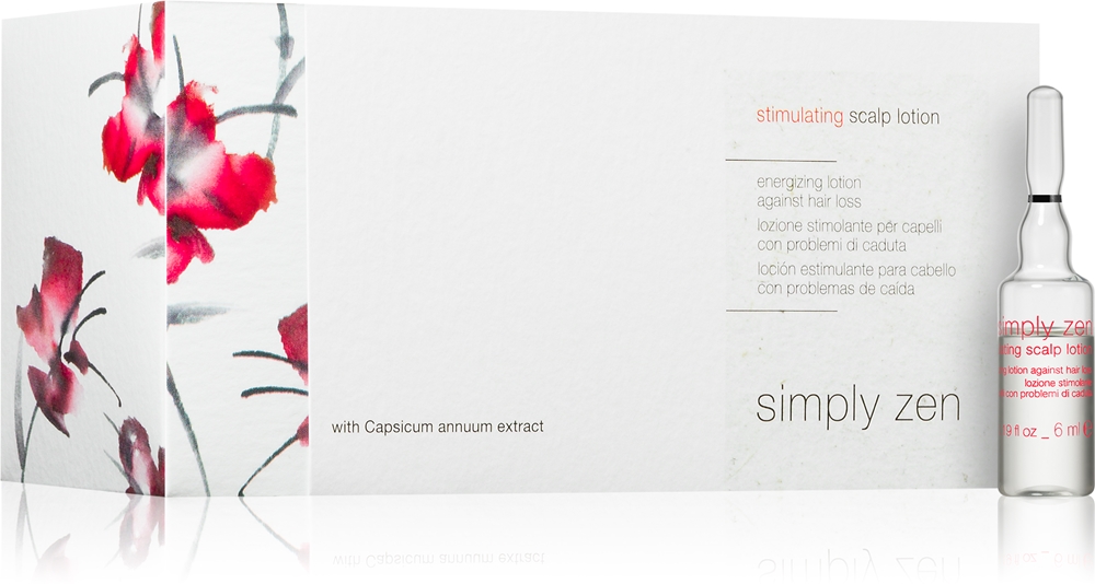 Стимулирующий лосьон для кожи головы, лосьон для волос против выпадения волос Simply Zen, 8× 6 мл
Стимулирующий лосьон для кожи головы, лосьон для волос против выпадения волос Simply Zen, 8× 6 мл