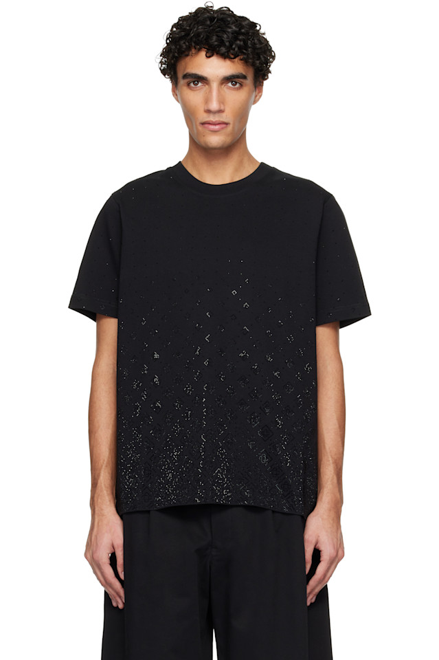 Футболка с коротким рукавом и монограммой из кристаллов Casablanca, черный
Футболка с коротким рукавом и монограммой из кристаллов Casablanca, черный