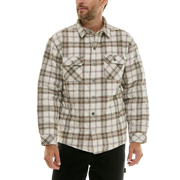 Мужская стеганая рубашка-куртка в клетку с содержанием шерсти Hallstatt, Cream
Мужская стеганая рубашка-куртка в клетку с содержанием шерсти Hallstatt, Cream