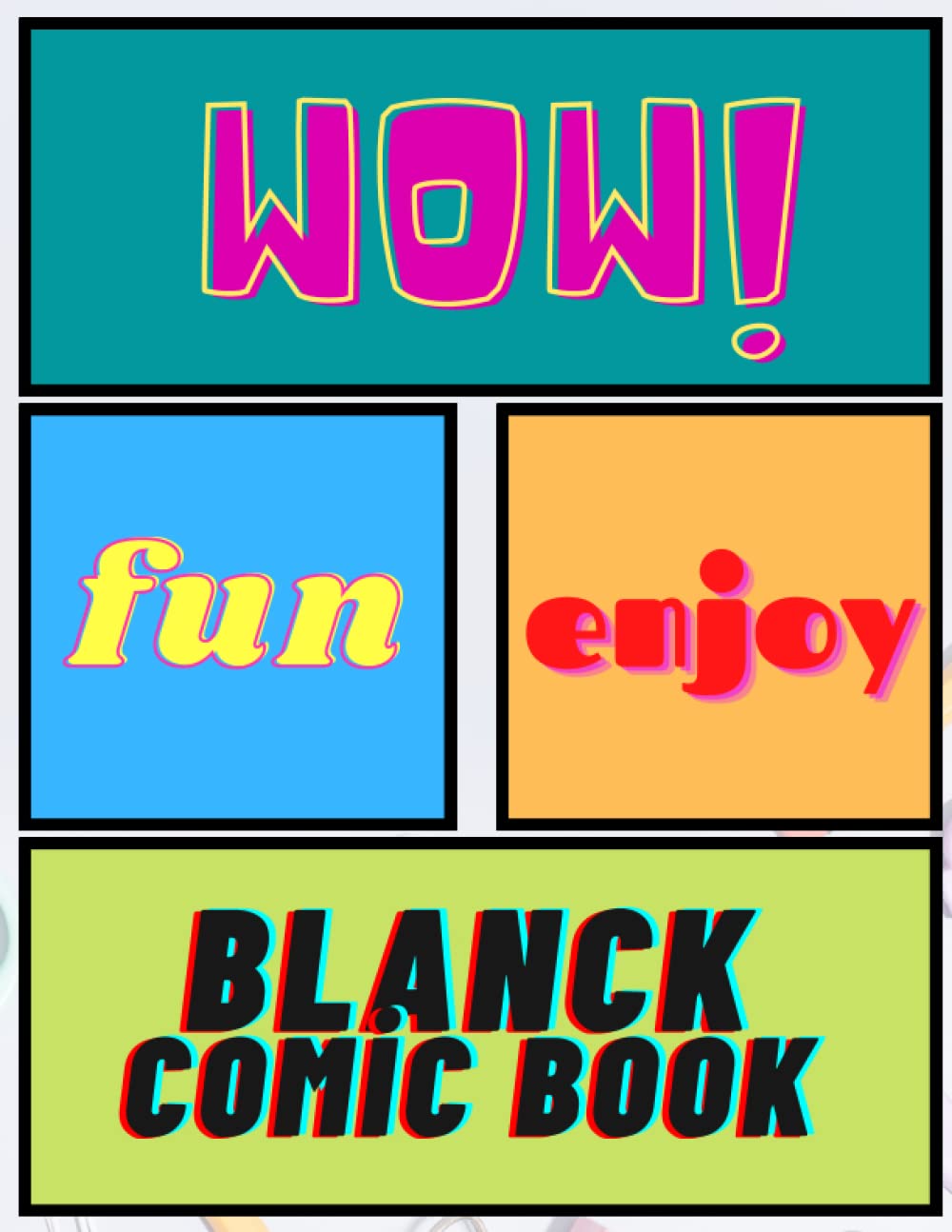 Blank Comic Book: Notebook with Blank Comic Templates To Create Your Own Comics, Variety Templates For Kids And Adults Paperback (Independently published)
Blank Comic Book: Notebook with Blank Comic Templates To Create Your Own Comics, Variety Templates For Kids And Adults Paperback (Independently published)