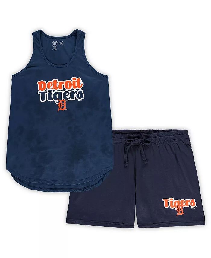 Женский темно-синий комплект для сна с майкой и шортами Detroit Tigers больших размеров Cloud Concepts Sport
Женский темно-синий комплект для сна с майкой и шортами Detroit Tigers больших размеров Cloud Concepts Sport