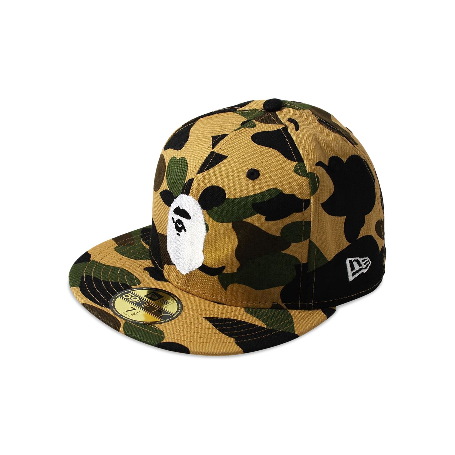 BAPE New Era 59 Fifty 1st Camo Ape Head Кепка Желтая
BAPE New Era 59 Fifty 1st Camo Ape Head Кепка Желтая