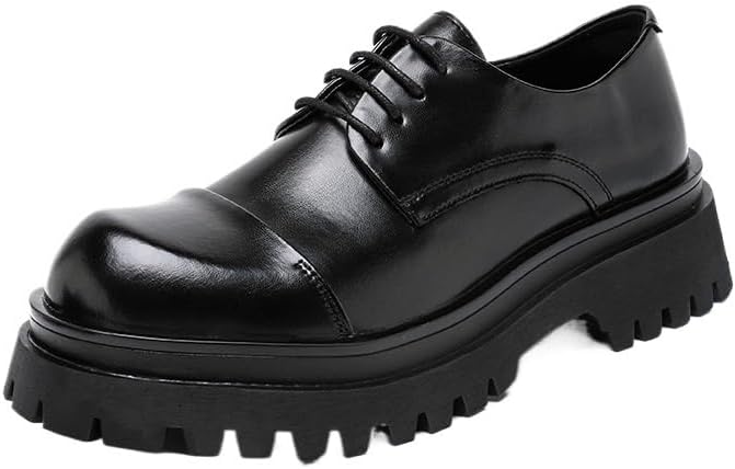 Мужские оксфорды, классические туфли с кожаной платформой и округлым носком, дерби на шнуровке, с легким заходом, подошва с протектором, противоскользящие и износостойкие, подходят для офиса, бизнеса и повседневной носки Zestrelax, черный
Мужские оксфорды, классические туфли с кожаной платформой и округлым носком, дерби на шнуровке, с легким заходом, подошва с протектором, противоскользящие и износостойкие, подходят для офиса, бизнеса и повседневной носки Zestrelax, черный