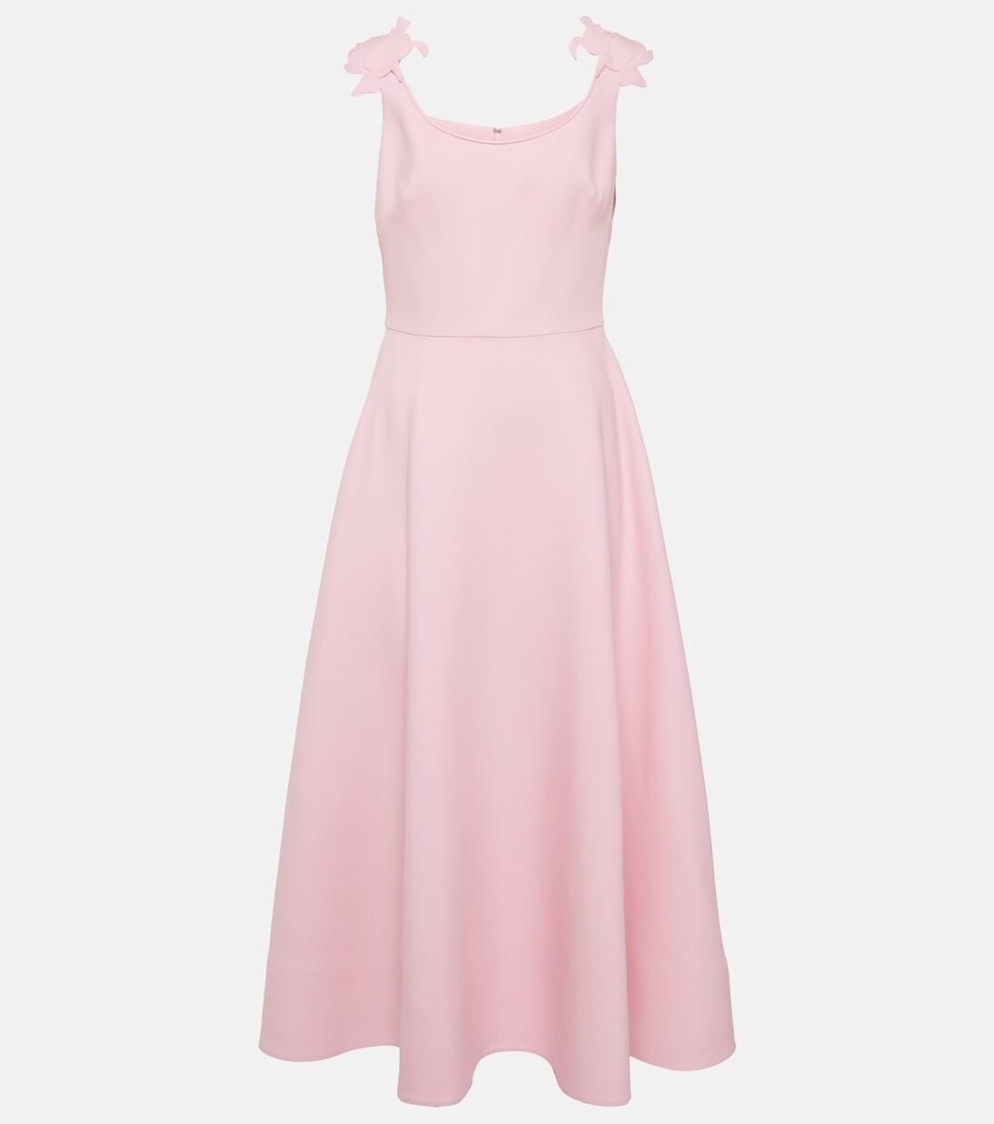 Платье миди из шерсти и шелка с цветочной аппликацией Valentino, розовый
Платье миди из шерсти и шелка с цветочной аппликацией Valentino, розовый