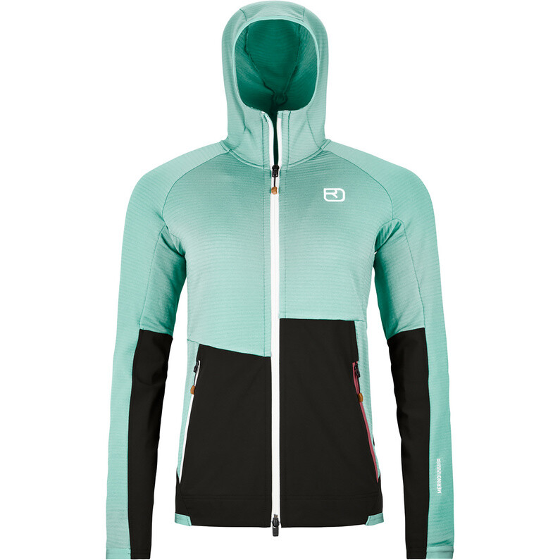 Женская куртка-худи из флиса в рубчик Ortovox, бирюзовый, Зеленый, Женская куртка-худи из флиса в рубчик Ortovox, бирюзовый 
Женская куртка-худи из флиса в рубчик Ortovox, бирюзовый, Зеленый, Женская куртка-худи из флиса в рубчик Ortovox, бирюзовый