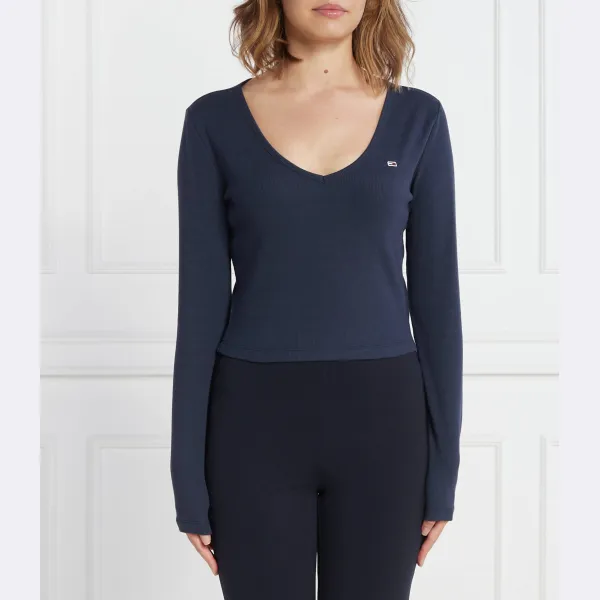 Узкая блузка Tommy Hilfiger, синий 
Узкая блузка Tommy Hilfiger, синий