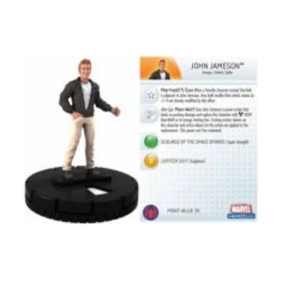 Джон Джеймсон (К), Marvel HeroClix - Incredible Hulk - Singles
Джон Джеймсон (К), Marvel HeroClix - Incredible Hulk - Singles