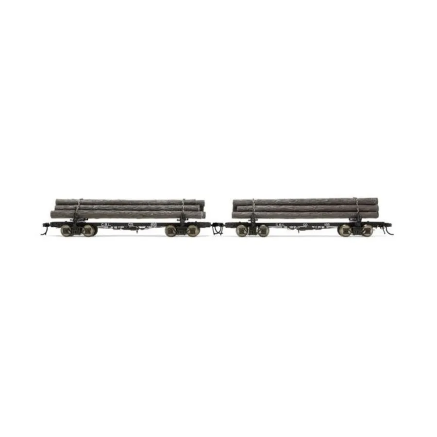 Coos Bay Lumber Co. № 166 и 168 — Набор из двух бревенчатых вагонов, эп. III, Locomotive Models (Hornby Hobbies)
Coos Bay Lumber Co. № 166 и 168 — Набор из двух бревенчатых вагонов, эп. III, Locomotive Models (Hornby Hobbies)
