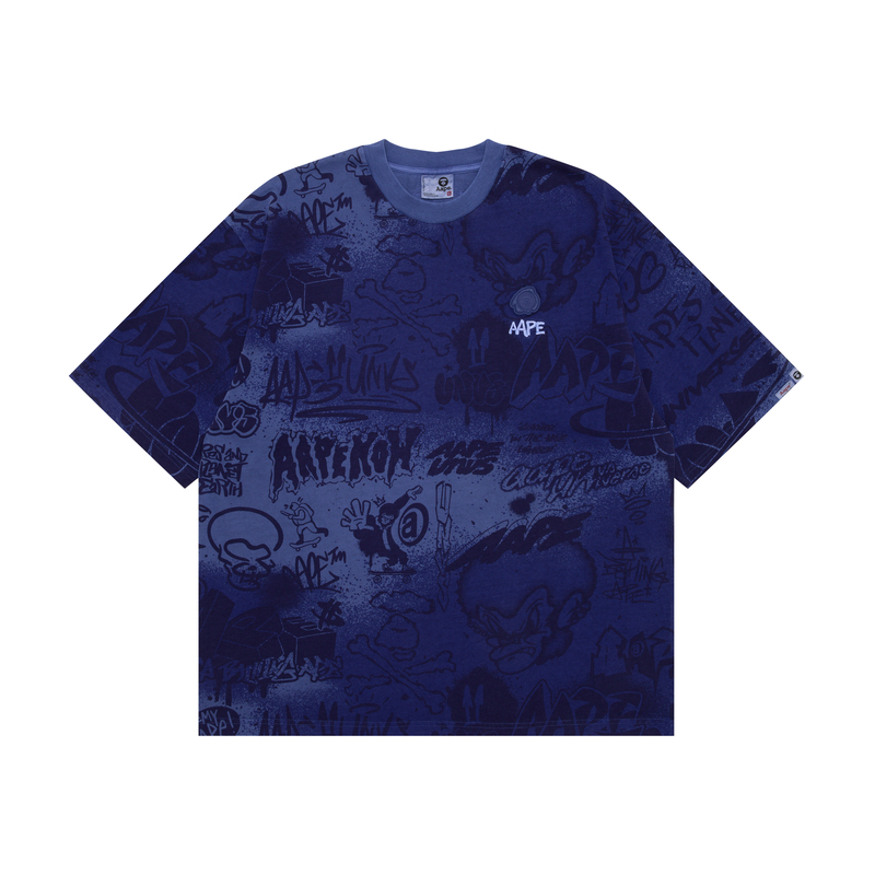 Футболка с принтом от A Bathing APE Aape, фиолетовый
Футболка с принтом от A Bathing APE Aape, фиолетовый