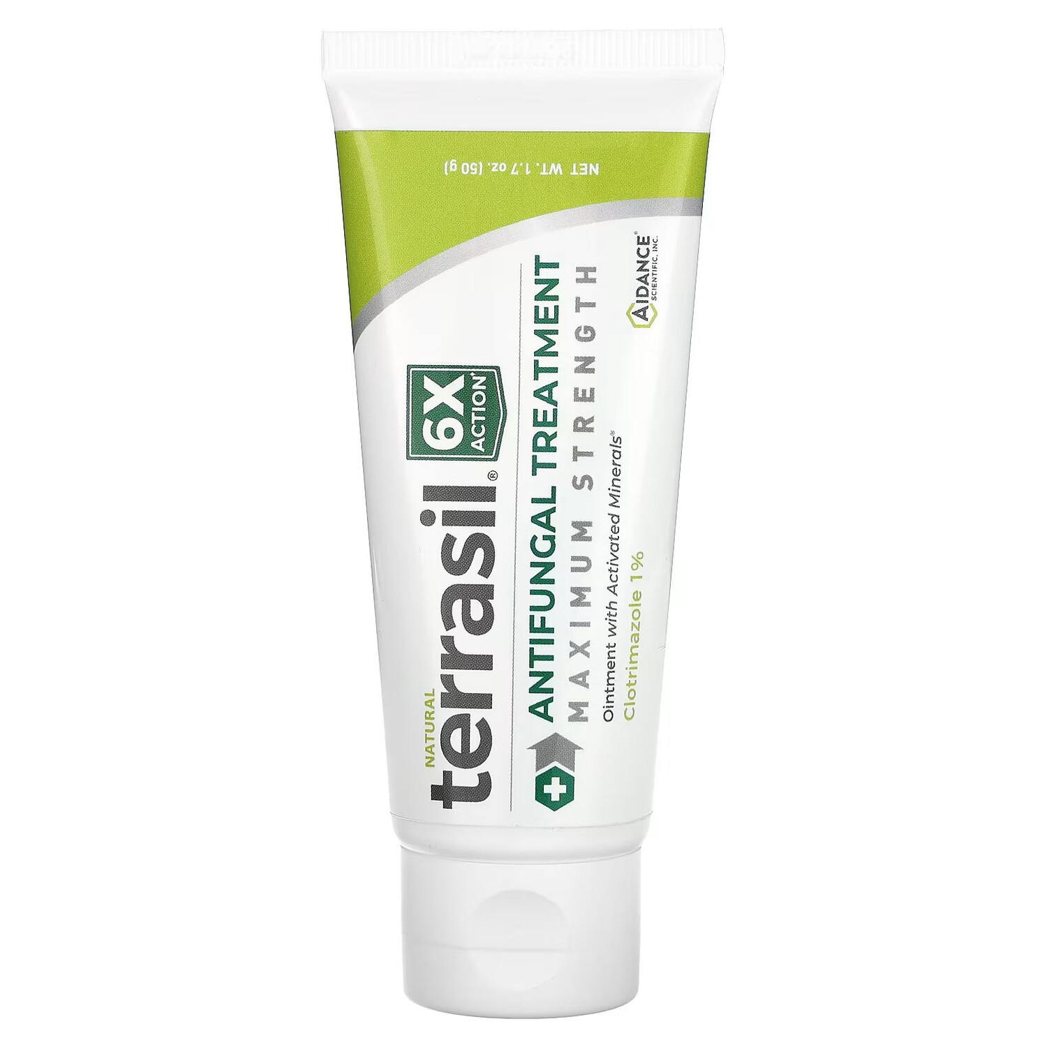 Противогрибковое средство, максимальная сила, 1,7 унции (50 г) Terrasil
Противогрибковое средство, максимальная сила, 1,7 унции (50 г) Terrasil