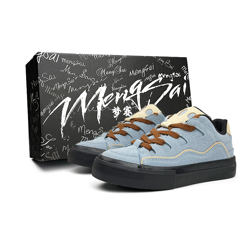 Mengsai Кроссовки для скейтбординга с антискользящим покрытием, низкие, мужские, винтажные, синие
Mengsai Кроссовки для скейтбординга с антискользящим покрытием, низкие, мужские, винтажные, синие