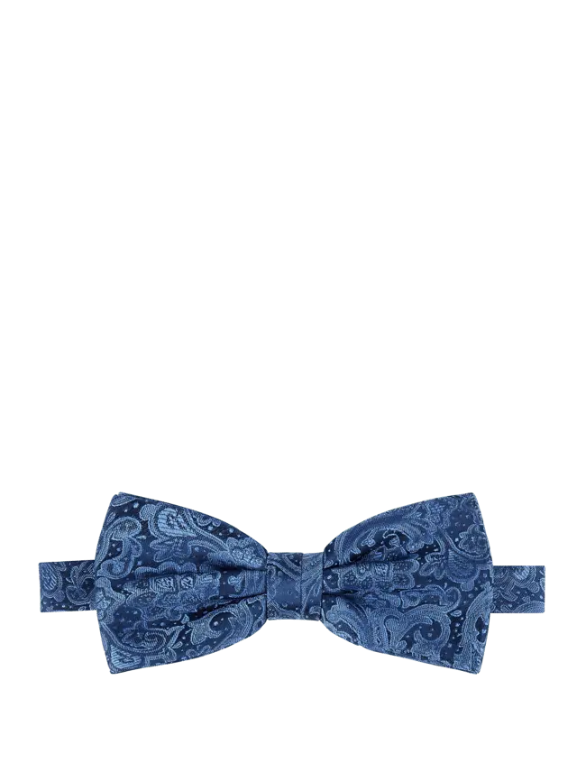 Шелковый галстук-бабочка Monti, синий
Шелковый галстук-бабочка Monti, синий