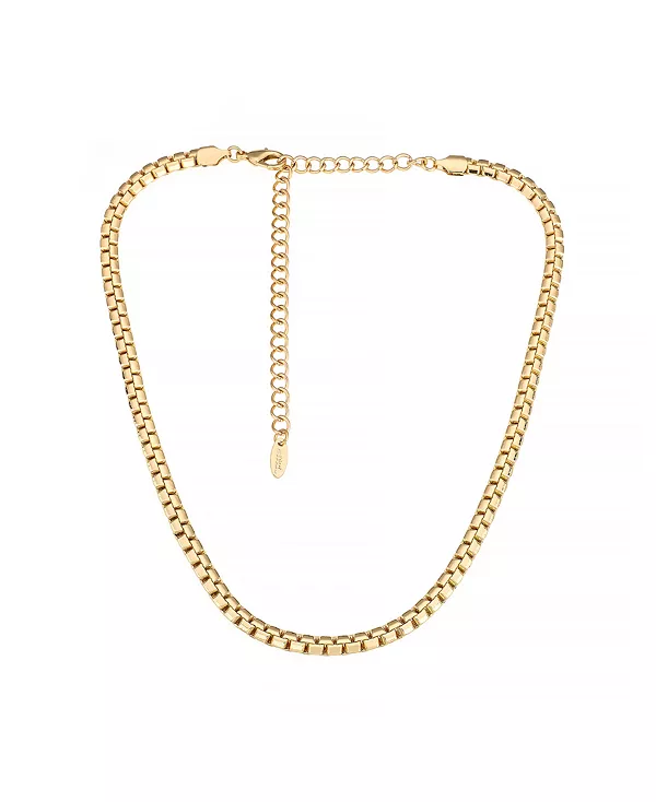 Ожерелье с одинарной цепочкой «Роло», покрытое 18-каратным золотом Ettika, gold
Ожерелье с одинарной цепочкой «Роло», покрытое 18-каратным золотом Ettika, gold