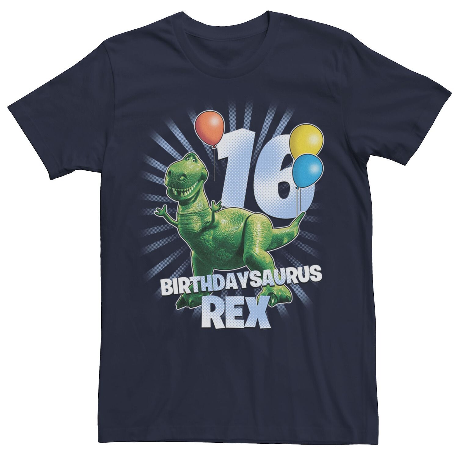 Мужская футболка Disney/Pixar Toy Story Birthdaysaurus Rex на 16-летие Disney / Pixar
Мужская футболка Disney/Pixar Toy Story Birthdaysaurus Rex на 16-летие Disney / Pixar
