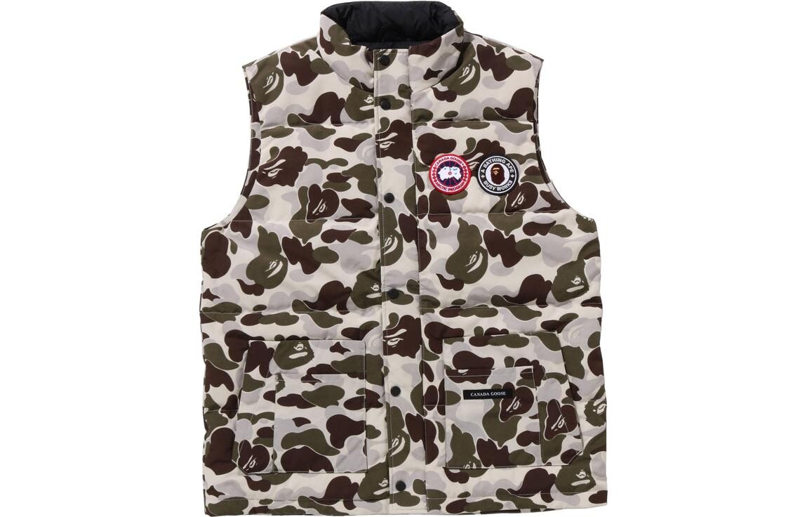 BAPE Co-brand жилет унисекс серый Canada Goose
BAPE Co-brand жилет унисекс серый Canada Goose