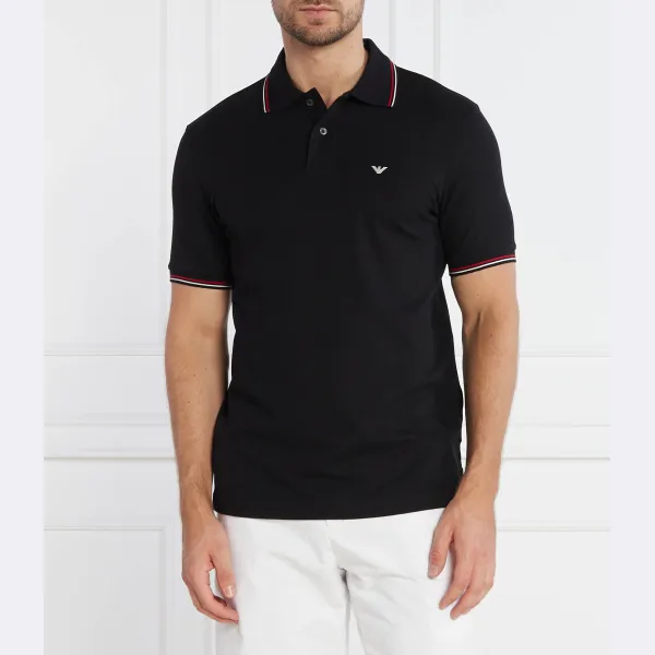 Рубашка поло стандартного кроя Emporio Armani, черный
Рубашка поло стандартного кроя Emporio Armani, черный