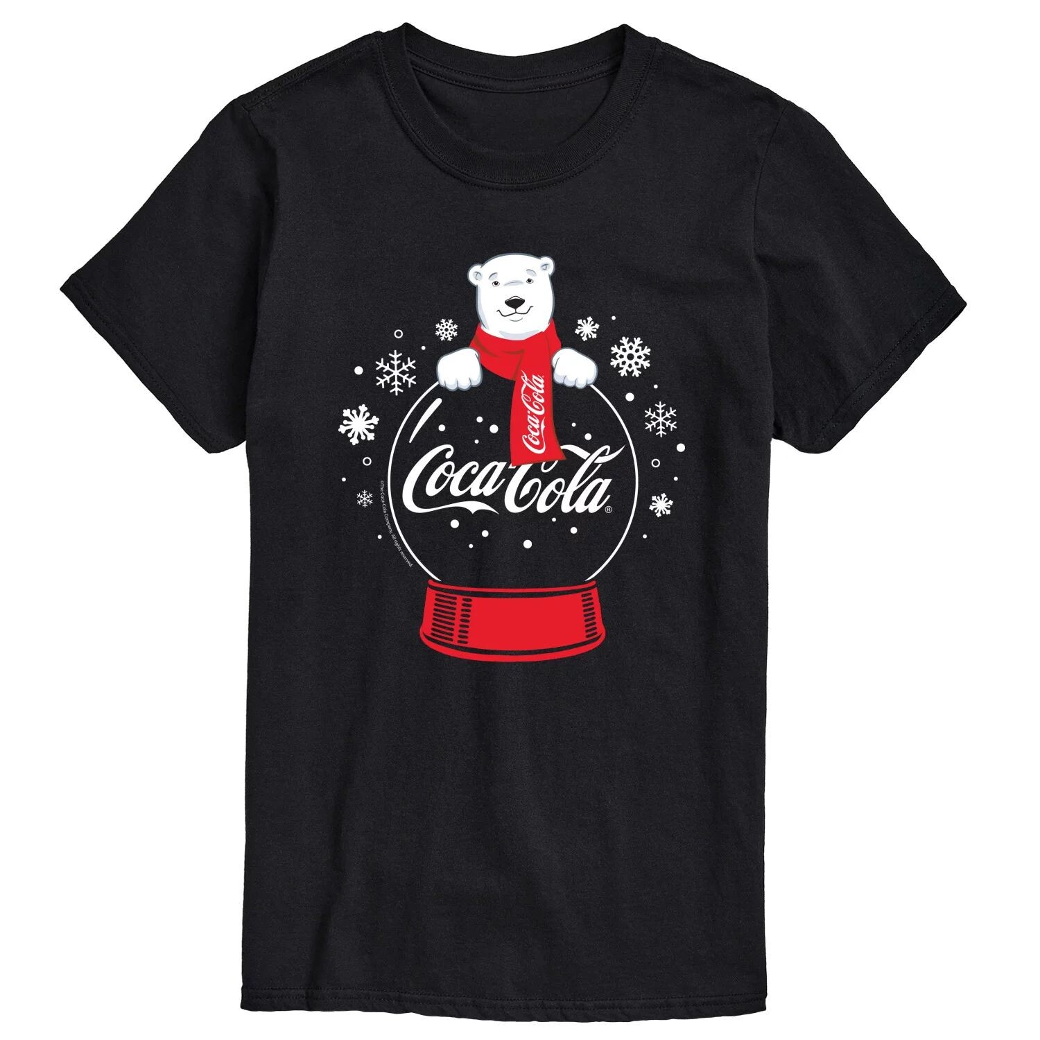 Футболка с изображением снежного шара Big & Tall Coca-Cola Polar Bear Licensed Character, черный
Футболка с изображением снежного шара Big & Tall Coca-Cola Polar Bear Licensed Character, черный