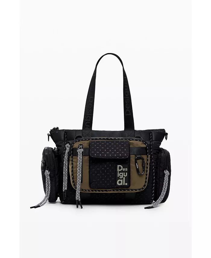 Женская многопозиционная сумка для боулинга Voyager XL Desigual, черный
Женская многопозиционная сумка для боулинга Voyager XL Desigual, черный