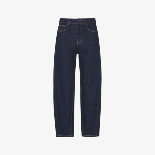 Джинсы Barrel-Leg с высокой посадкой из эластичного денима Whistles, синий
Джинсы Barrel-Leg с высокой посадкой из эластичного денима Whistles, синий