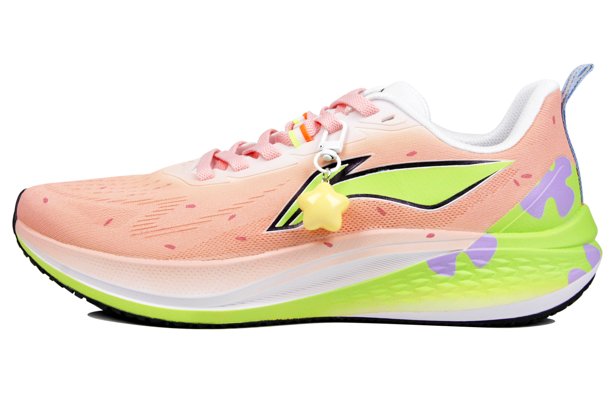 LINING Кроссовки для бега Red Hare 7 с амортизацией, противоскользящие, износостойкие, низкие, мужские, розово-зеленые
LINING Кроссовки для бега Red Hare 7 с амортизацией, противоскользящие, износостойкие, низкие, мужские, розово-зеленые