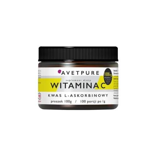 Avetpure, Витамин С, порошок, 100 г Avet
Avetpure, Витамин С, порошок, 100 г Avet