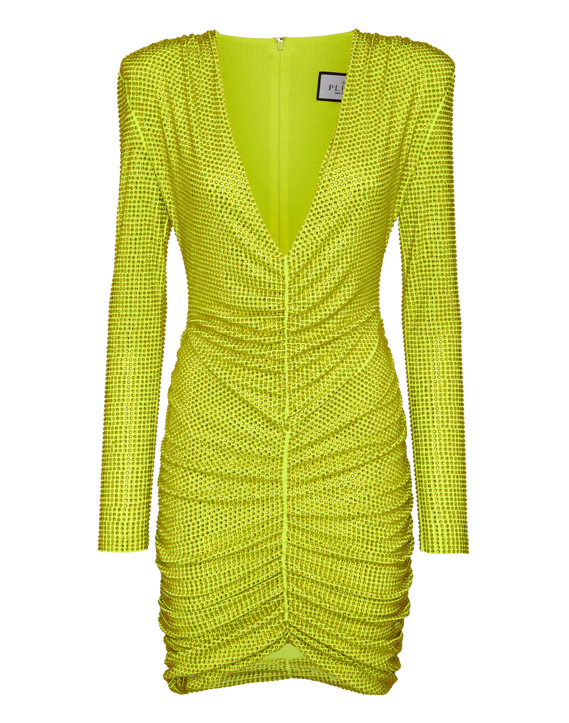 Мини-платье с подкладкой на плечах LS Fluo Strass PHILIPP PLEIN, цвет yellow fluo
Мини-платье с подкладкой на плечах LS Fluo Strass PHILIPP PLEIN, цвет yellow fluo